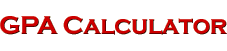 NIU GPA Calculator