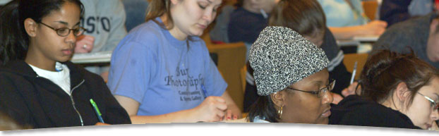 Students in class