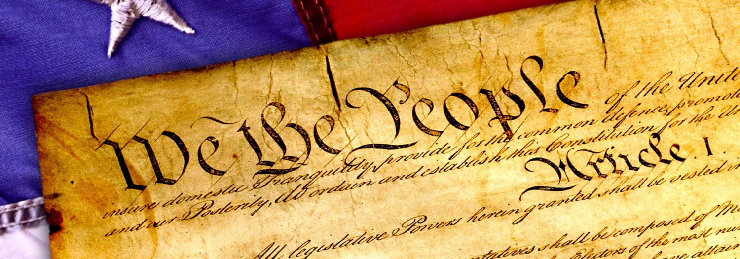 Image of first lines of the Constitution