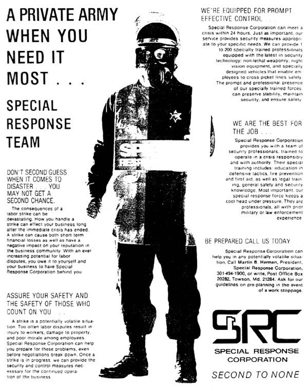 Special Response Corporation