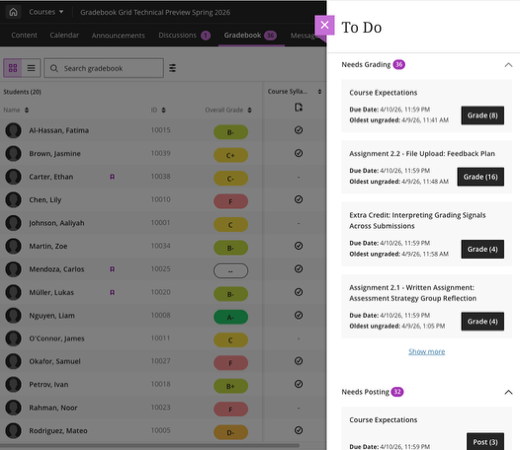 screenshot of the To Do panel open