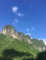 Kwe Ka Baw mountain in Karen State, Burma