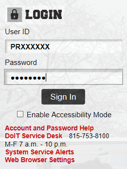 delegates log in