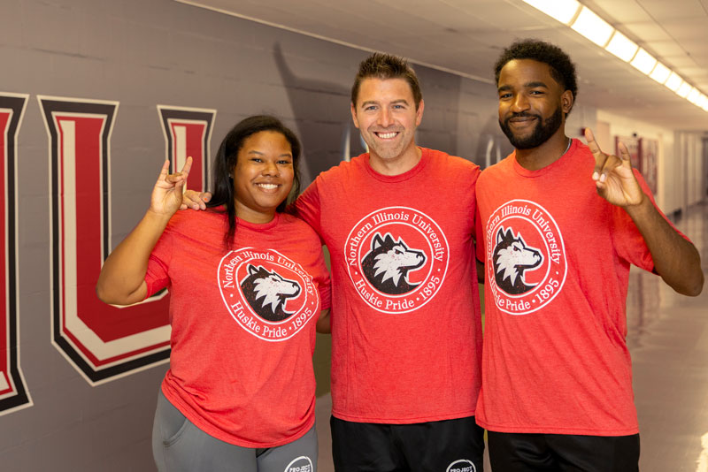 Pride with Purpose 2024 - Red with Huskie in circle
