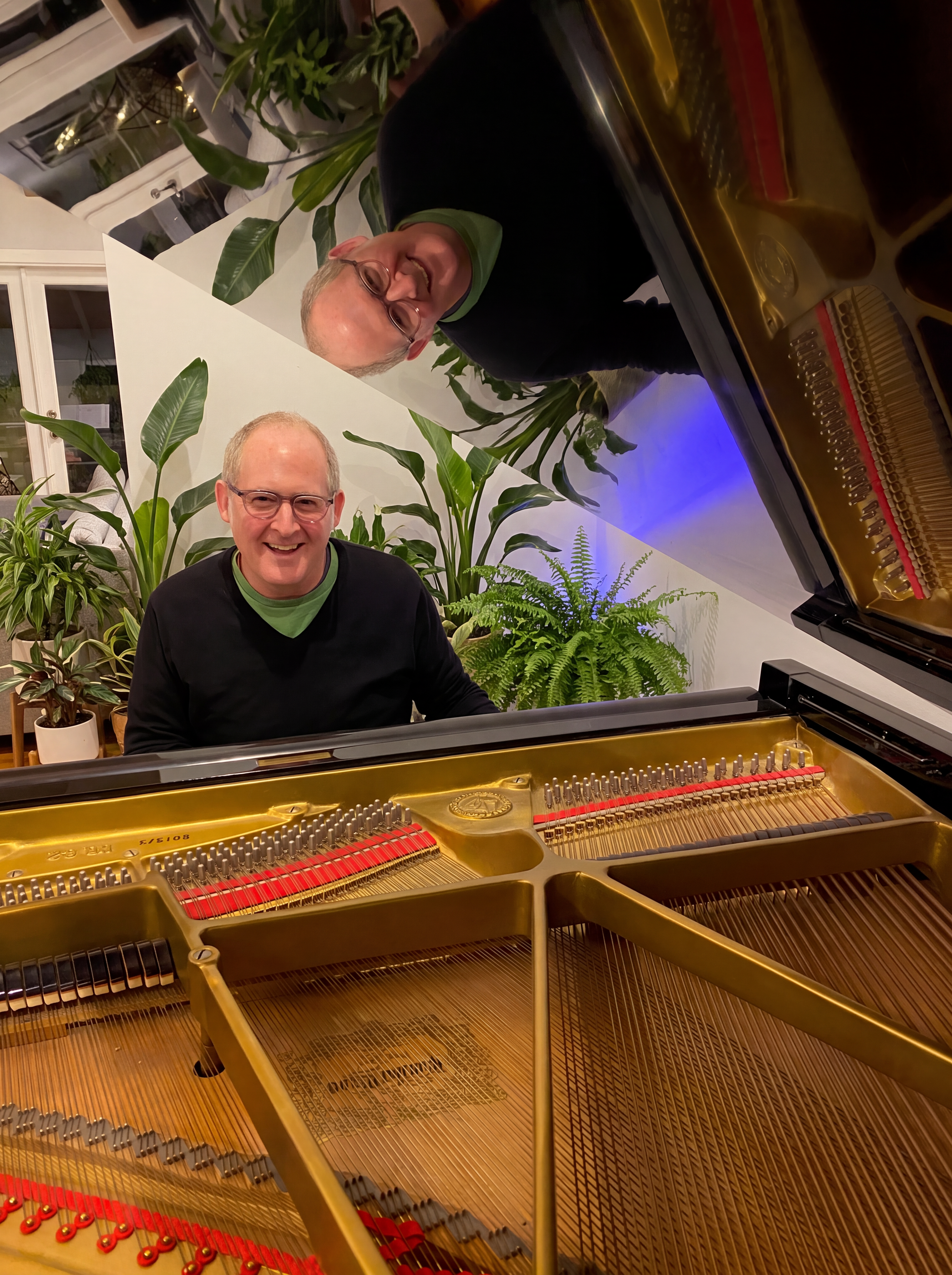 Mark Snyder at piano