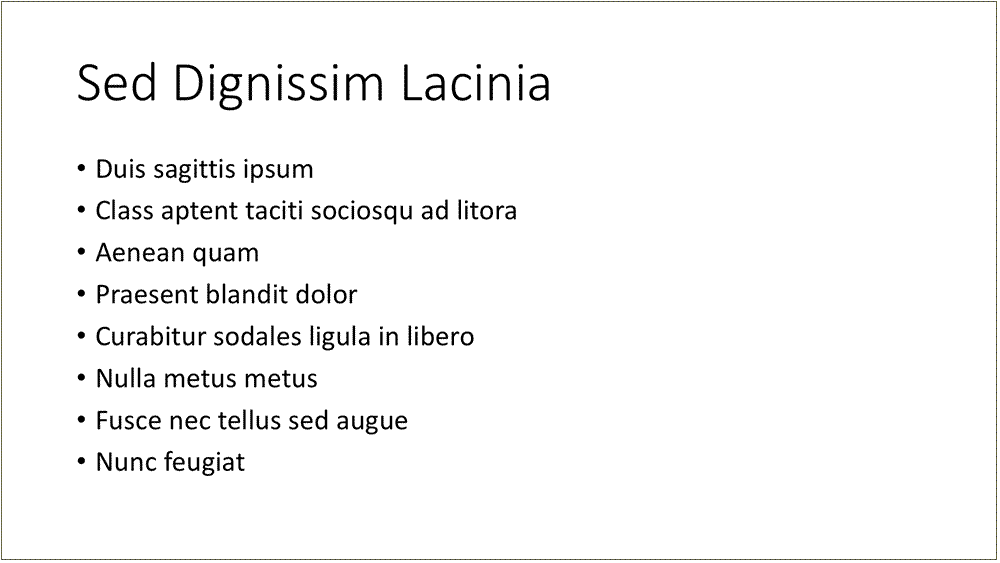 poor example slide with more than seven bullets