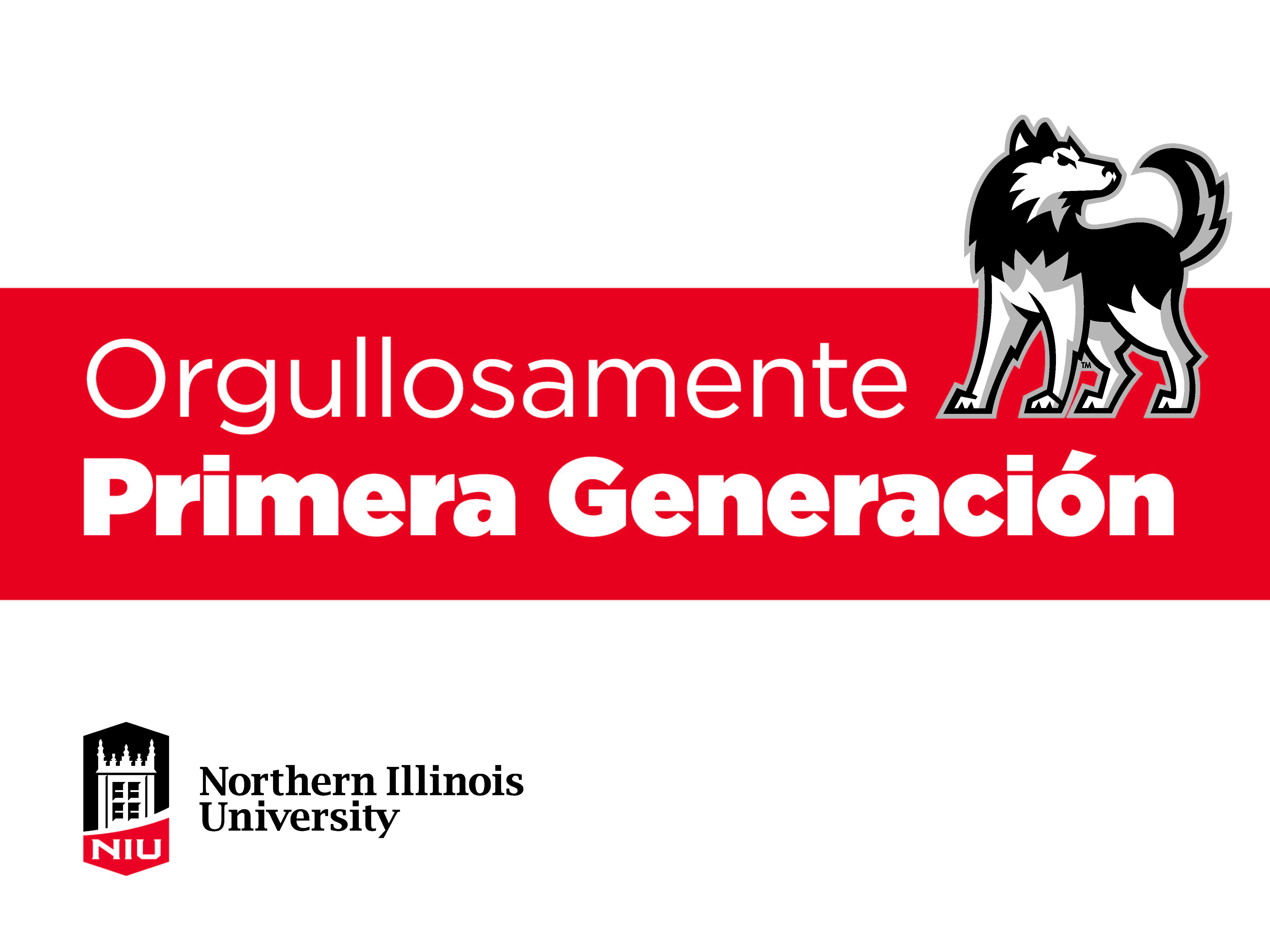 NIU Huskie Pride yard sign design 2