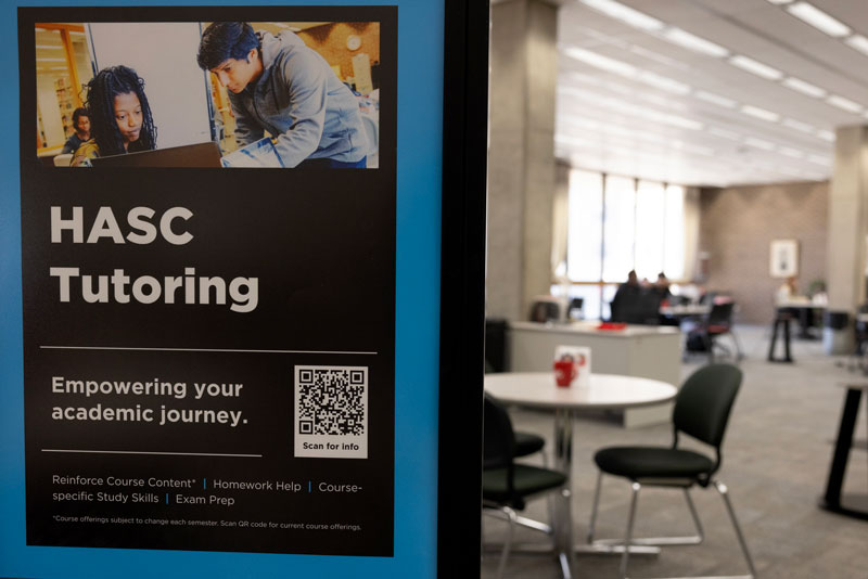 HSAC tutoring area