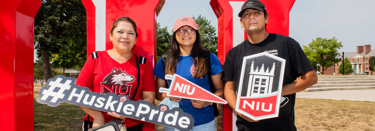 Huskie family photo