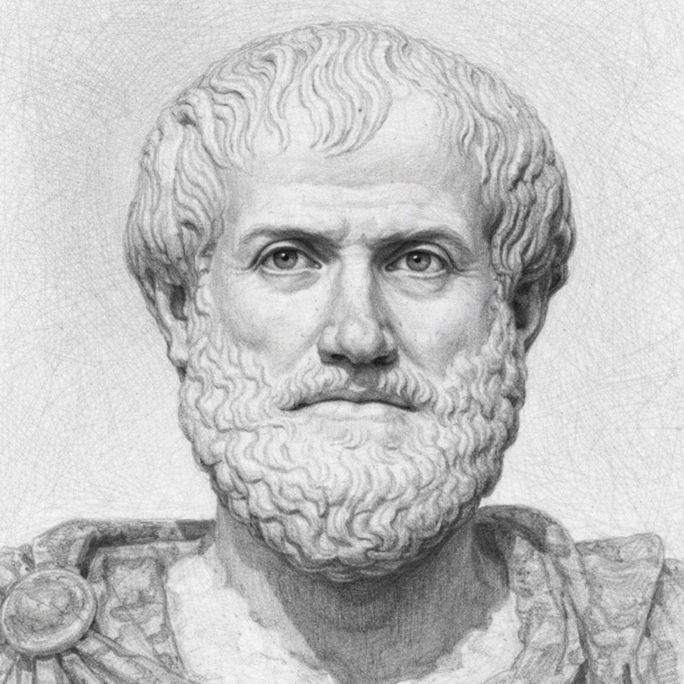 portrait photo of Aristotle