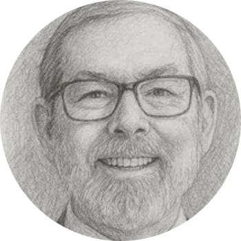Charles Ess pencil sketch photo