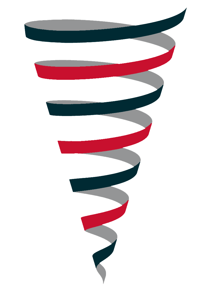 spiral funnel with 7 steps