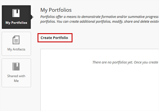 an example of a portfolio