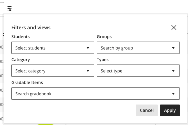 New filter options open in a modal window and allow for easier interaction and multiple selections