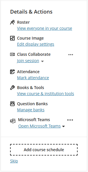 the details & actions sidebar