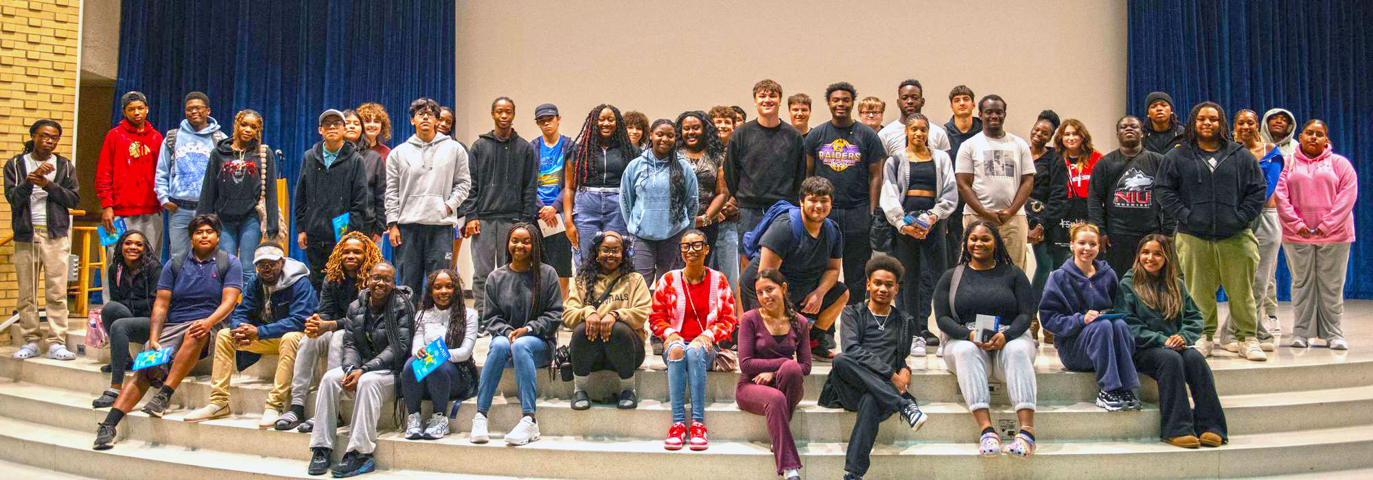 CHANCE students gathered for a meeting