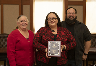 Stephanie Richter receives 2020 Supportive Professional Staff Presidential Award for Excellence