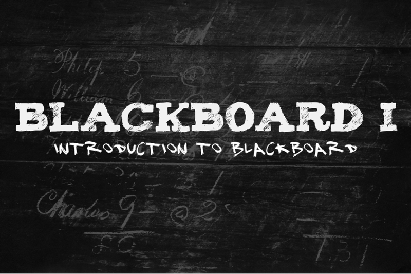 Intro to Blackboard