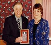 Carol Scheidenhelm Receives 2001 Presidential Supportive Professional Staff Award for Excellence