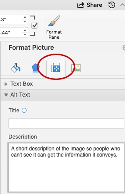adding alt text to an image in Word