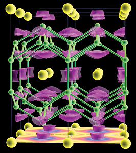 Localized electron density in the solid-state compound BaAl4.