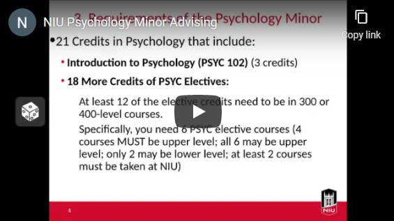 Minor in Psychology Advising Video