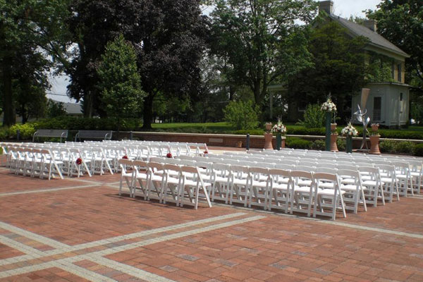 Nelson terrace seated event set up