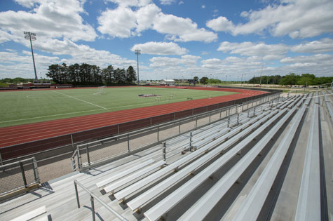Soccer stadium and track