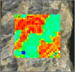 Example of Mapping: Silicon in a sample of granite at 500 μm resolution 2