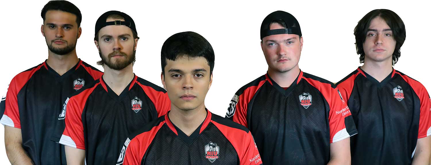 NIU Esports Varsity players