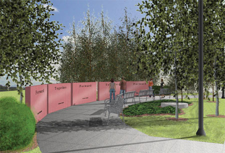 Memorial Garden Rendering