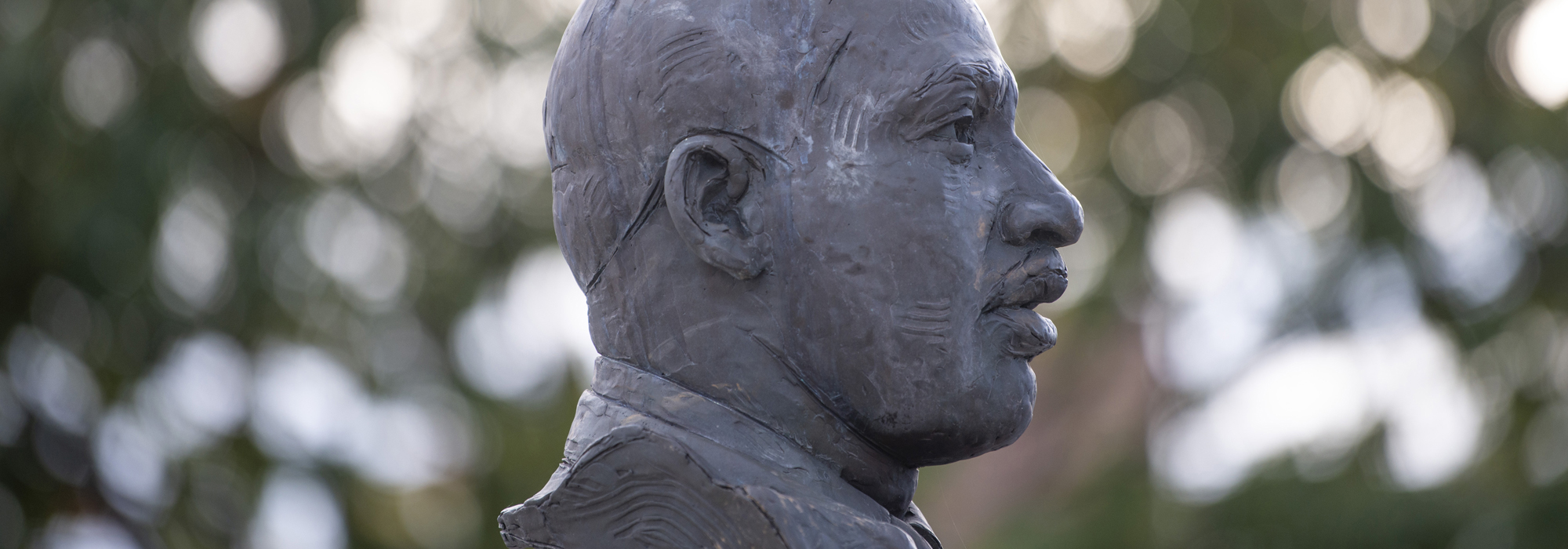 Bust of Martin Luther King, Jr. in MLK commons.