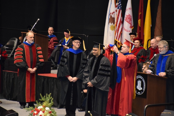Rheddy Nardla graduates with Ph.D.