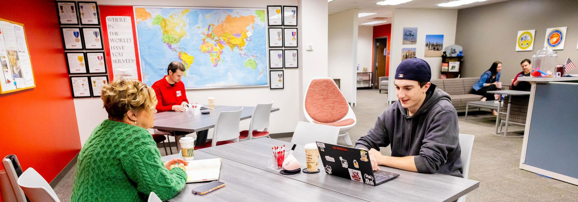 The Military and Veteran Services office at NIU