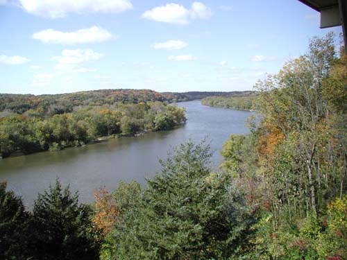 View of Rock River from Lorado Taft