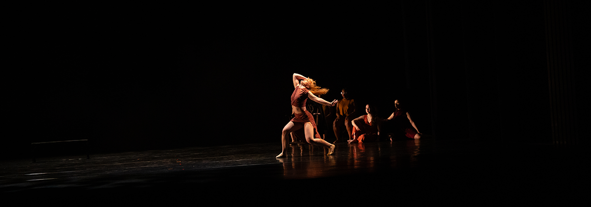 Dancer in modern attire