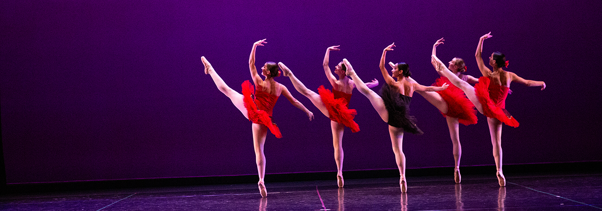 Student ballet dancers